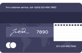 Hide the CVV (3-digits number) 